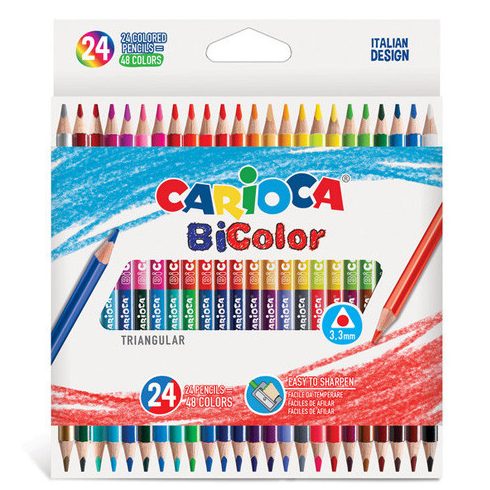 BiColor Színes ceruzakészlet kétvégű 24db-os 48 színnel - Raktárról