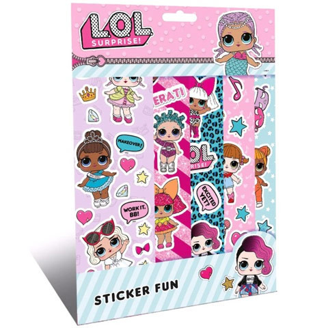 LOL babák - LOL Surprise Sticker Fun matrica szett Kids Euroswan