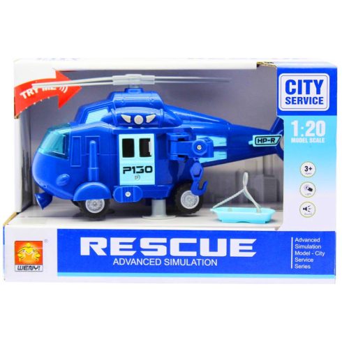 Fiús játékok - Játék rendőrségi helikopter elemes