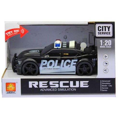Autós játékok - Játék rendőrautó elemes