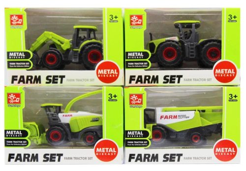 Autós játékok - Játék mezőgazdasági munkagépek 4 féle
