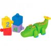 Fejlesztő játékok - Építójátékok - Kocka építgető játék - Krokodilos - K's Kids