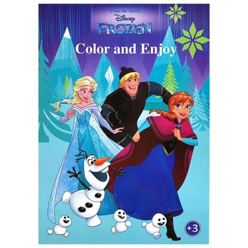 Foglalkoztató füzetek - Színezők - Disney Jégvarázs színező mintával - Kiddo