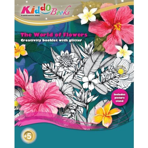 Iskola előkészítő foglalkoztató füzetek - Csodálatos virágok foglalkoztató Kiddo Books