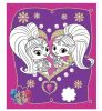 Foglalkoztató füzetek - Shimmer & Shine, Színező Glitteres matricákkal