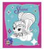 Foglalkoztató füzetek - Shimmer & Shine, Színező Glitteres matricákkal