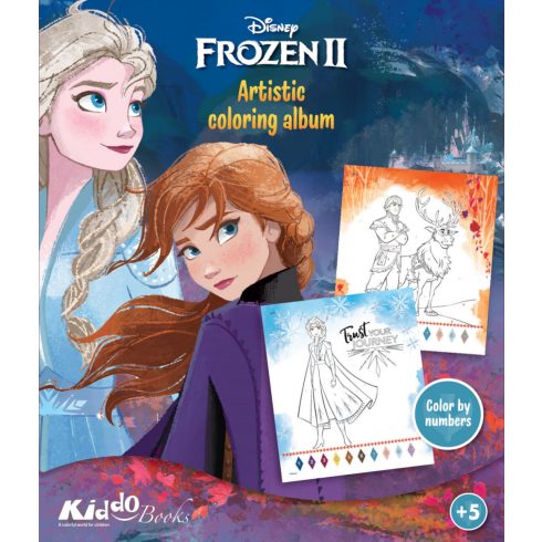 Szám szerinti színezők - Frozen 2 szám szerinti színező Kiddo