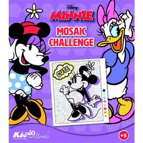 Minnie egeres színezők - Mozaikos kihívás foglalkoztató füzet