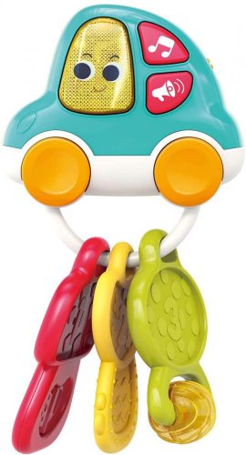 Interaktív autós kulcsok baba játék