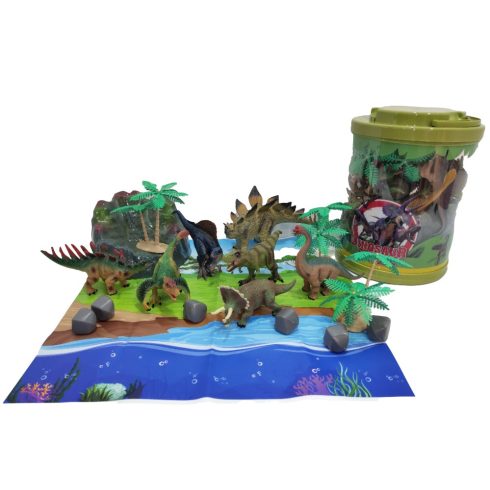 Dinoszauruszok és élőhelyük - Játék figura készlet