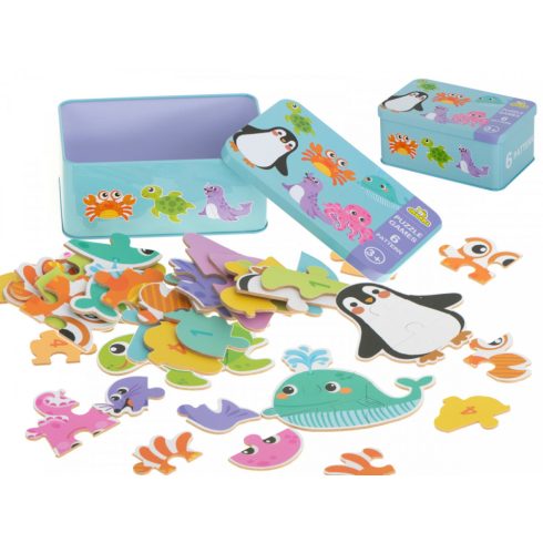 tengeri-allatok-puzzle-fem-dobozban