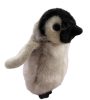 Plüss állatok - Pingvin fióka szürke-fehér-fekete 18,75 cm
