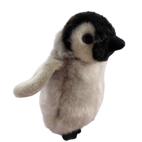 Plüss állatok - Pingvin fióka szürke-fehér-fekete 18,75 cm