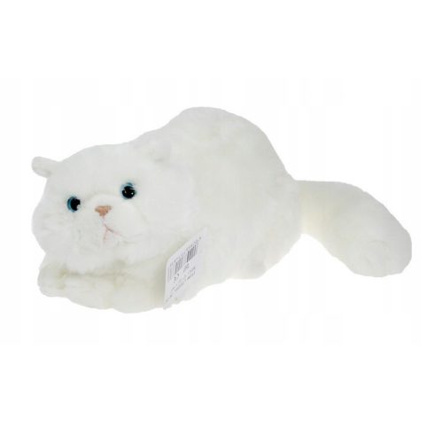 Plüss állatok - Fehér cica, 30 cm