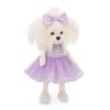 Lucky Doggy Mimi plüss kutya lila ruhában Orange Toys