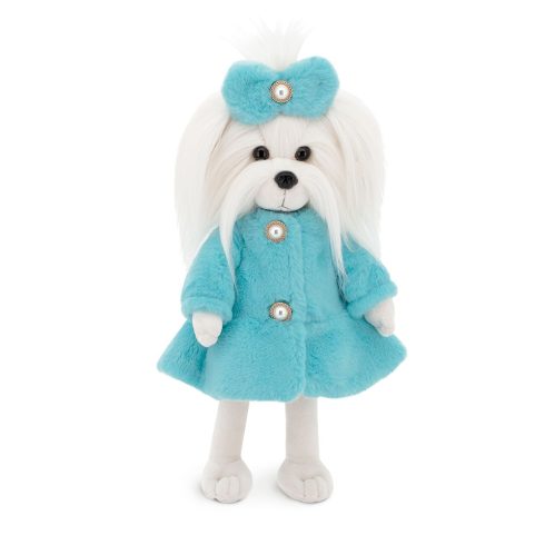 Lucky Mimi Mint Fur Coat - öltöztethető plüss kutya beállítható végtagokkal - Orange Toys