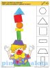 Tanuló játékok - Logico Piccolo színek és formák