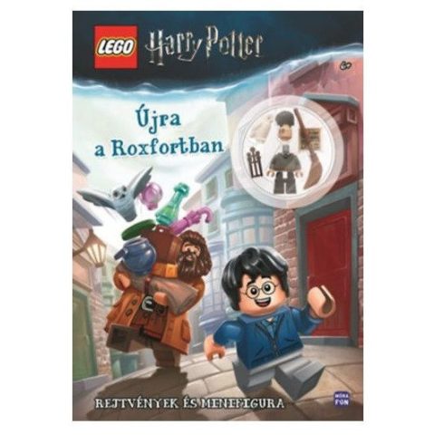 Foglalkoztató könyvek, füzetek - Lego Harry Potter - Újra a Roxfortban - Rejtvények és minifigura