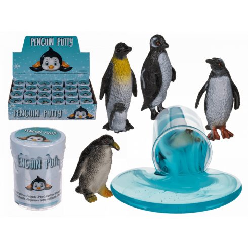 Ajándék a haveroknak - Trendi cuccok - Slime, Pingvin figurával