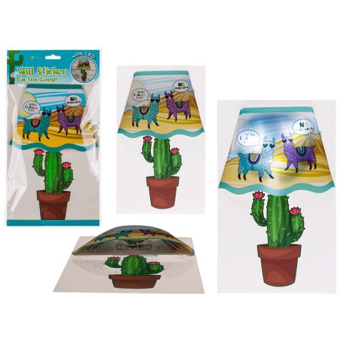 Trendi cuccok - Éjjeli ledlámpa gyerekszobába Lámával Kaktusszal