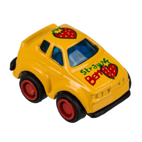 Lendkerekes mini játékautó - Sárga