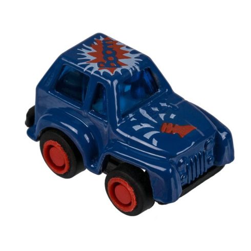 Lendkerekes mini játékautó - Kék