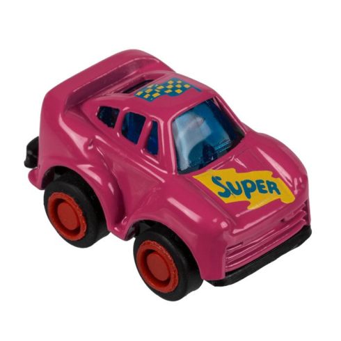 Lendkerekes mini játékautó - Rózsaszín