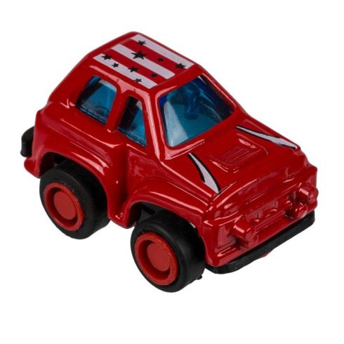 Lendkerekes mini játékautó - Piros