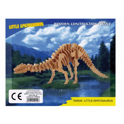 3D Fapuzzle dínók - Little Apatosaurus