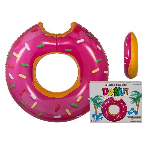 Felfújható úszógumi, Pink Donut kb. 119 cm