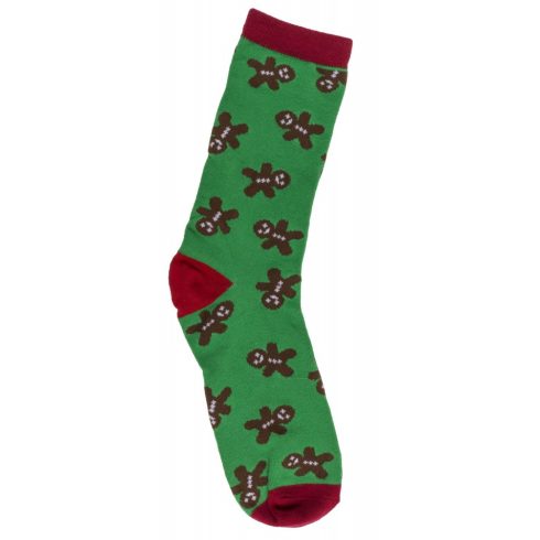 Zöld karácsonyi zokni