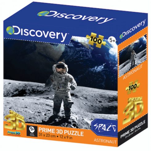 Űrhajós a Holdon Discovery Channel 3D puzzle 100 db