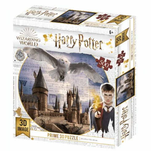 Harry Potter Hogwarts és Hedwig 3D puzzle 500 db