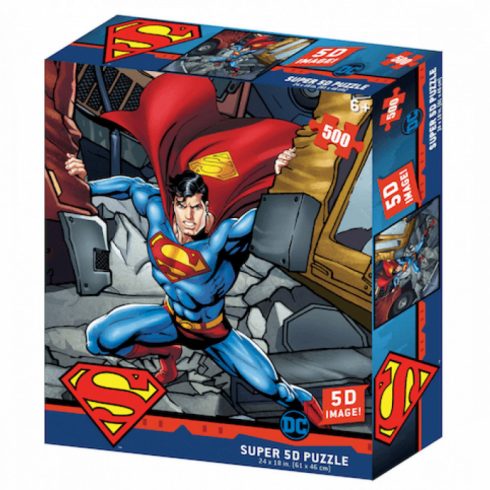 Superman: a Legyőzhetetlen 3D puzzle 500 db