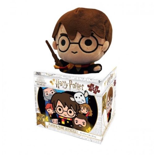 Harry Potter 300 darabos 3D puzzle plüss játékkal