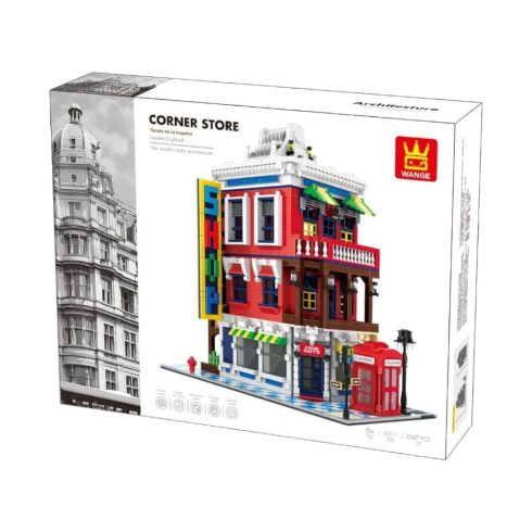 WANGE 6311 Sarki bolt - London, Anglia 2347 db-os - Lego kompatibilis építőjáték