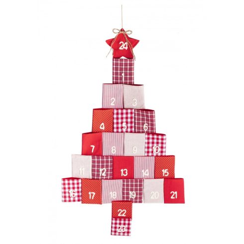 Adventi Naptár - karácsonyfa alakú