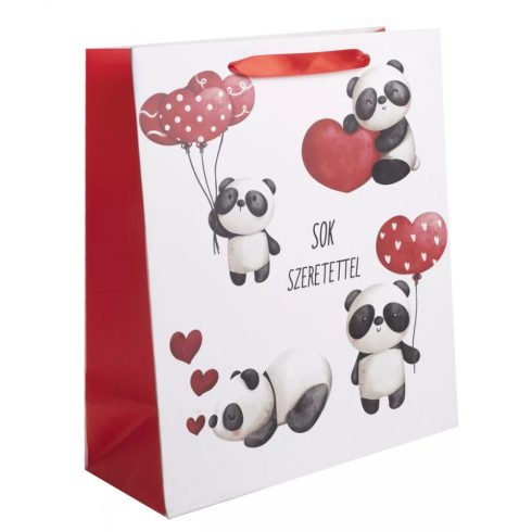 Papírtasak - Szerelmes pandák