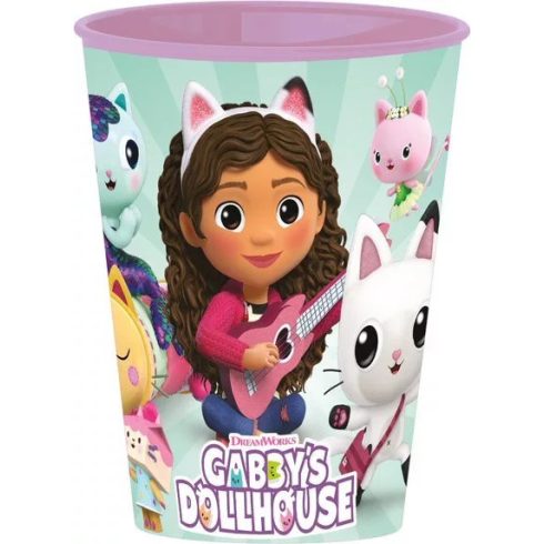 Gabby's Dollhouse - műanyag kispohár 260 ml