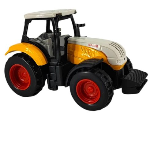 Sárga színű traktor játék
