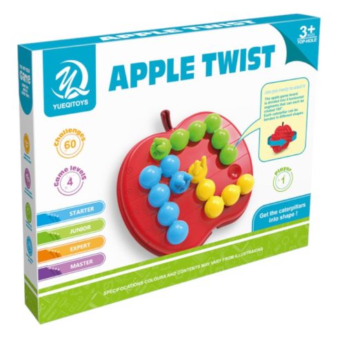 Kukacok az almában - logikai játék gyerekeknek