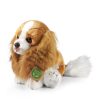 Plüss kutya Cavalier King Charles Spániel ülő 28 cm