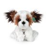 Plüss kutya Shih-Tzu ülő 28 cm