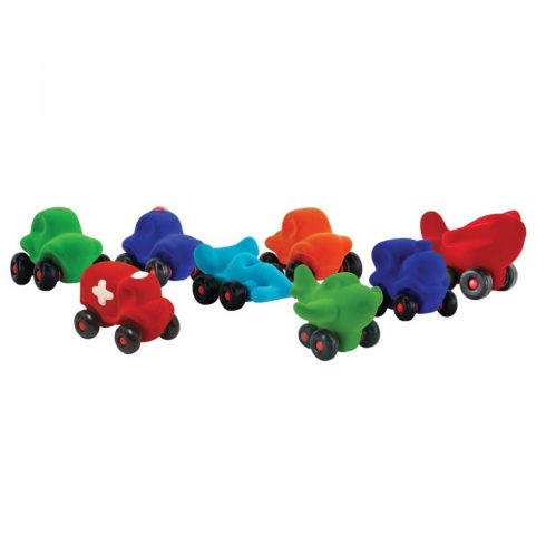 Puha játékok babáknak - Rubbabu járművek