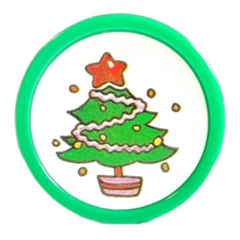 Karácsonyi nyomda kör alakú 10 féle - Karácsonyfa