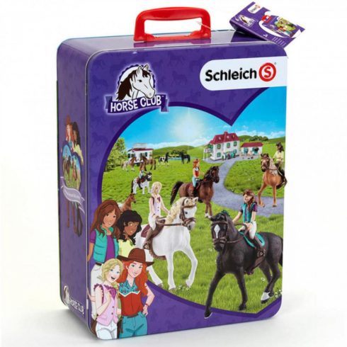 Lovas játékok - Schleich Horse Club állattároló bőrönd