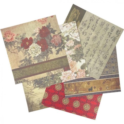 Japán dekor papír lapok