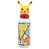 Pokemon kulacs 3D Pikachu figurás kupakkal 560 ml