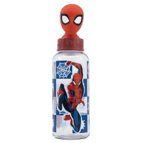 Spiderman kulacs 3D figurás kupakkal 560 ml