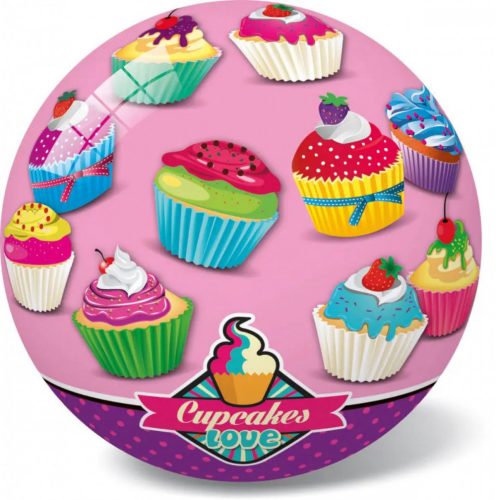 Labda Cupcakes  Love 23 cm - rózsaszín